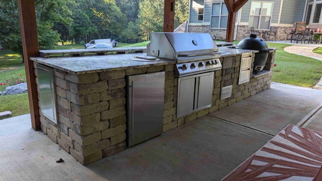 Outdoor living space project 23 by Higginbotham Design in Marietta, GA