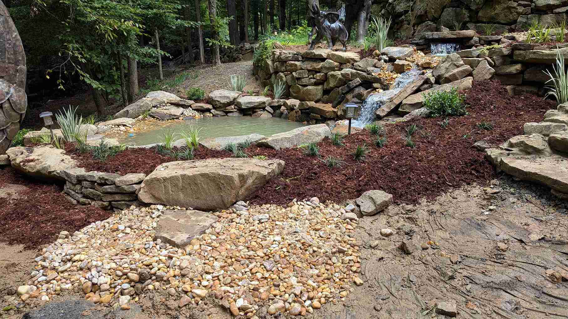 Water feature project 1 by Higginbotham Design in Marietta, GA