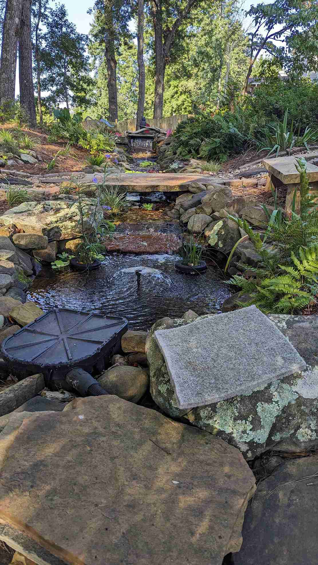 Water feature project 3 by Higginbotham Design in Marietta, GA