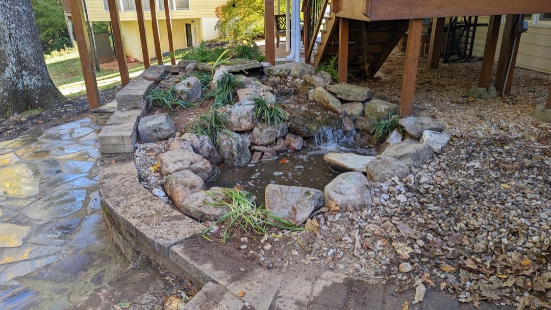 Water feature project 8 by Higginbotham Design in Marietta, GA