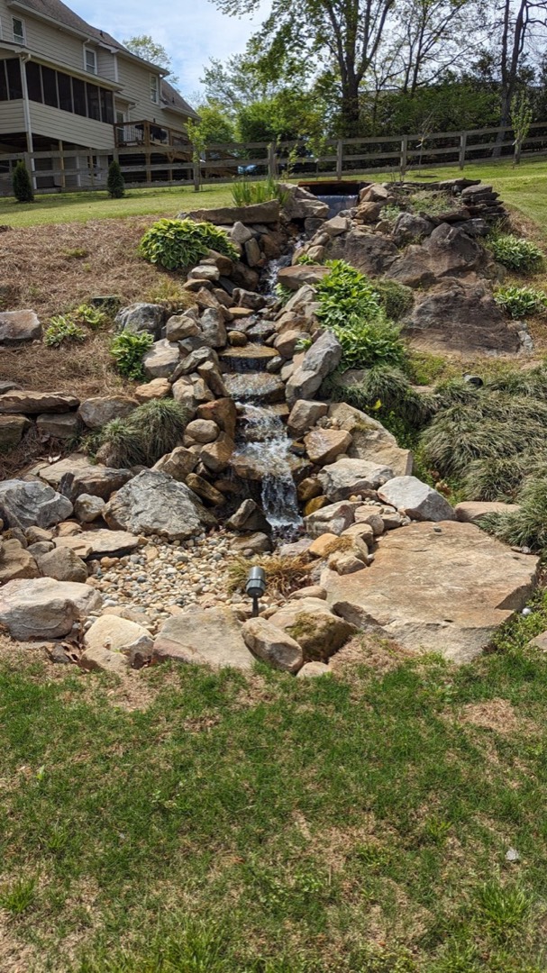 Water feature project 12 by Higginbotham Design in Marietta, GA