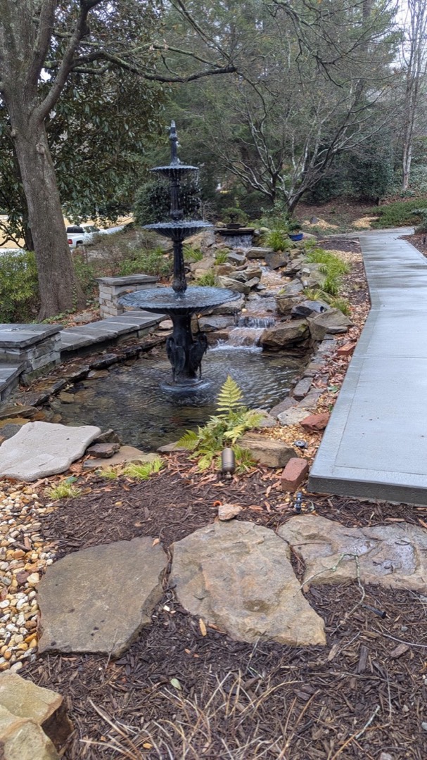 Water feature project 13 by Higginbotham Design in Marietta, GA